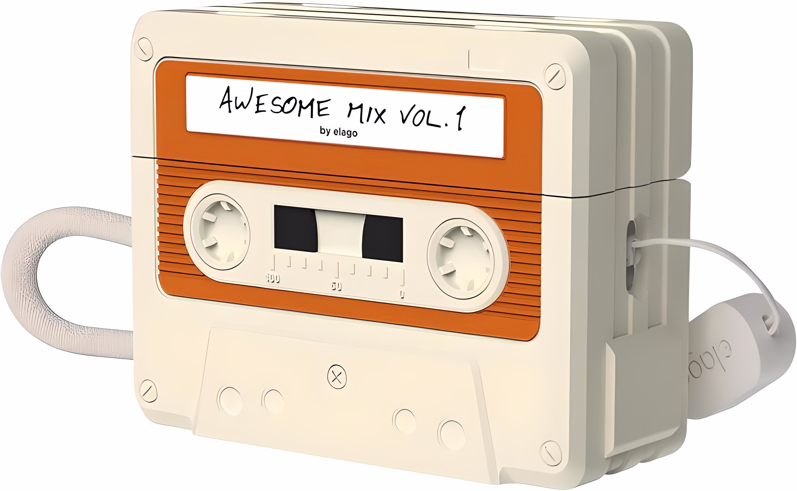 Чохол Elago Cassette Tape Case Classic White for Airpods Pro 2nd Gen